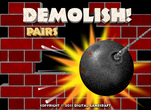 Demolish! Pairs iPad landscape launch screen